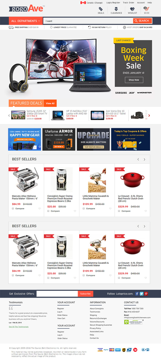 CS-CART electronic theme